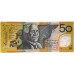 AUSTRALIA 1998 . FIFTY 50 DOLLAR BANKNOTE . ERROR . MISSING SERIALS